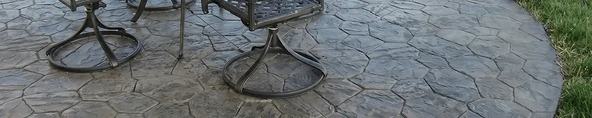 Garden relaxation area with professionally installed stone flooring in Chula Vista CA
